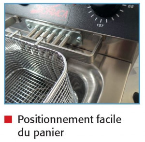 Friteuse à poser 2 bacs 9 litres